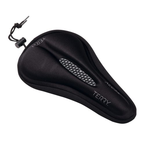 Terry Saddle Gel Cover in color || Black